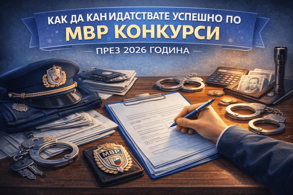 Как да кандидатствате по МВР конкурси през 2026 година