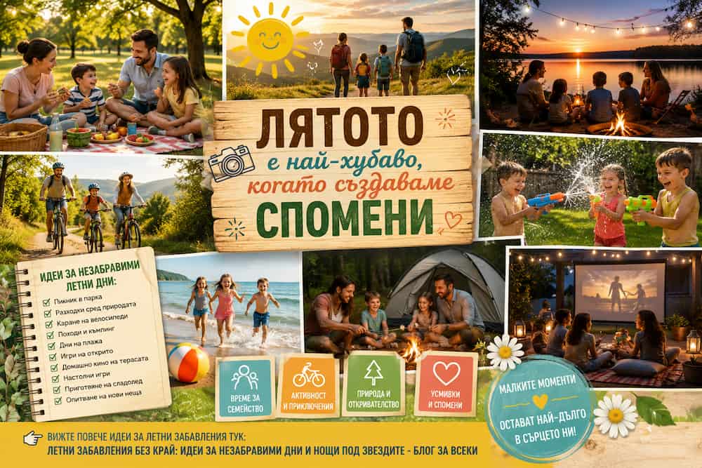 Лятото е най-хубаво, когато създаваме спомени