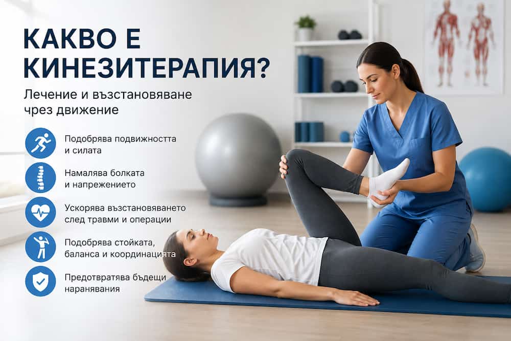 Какво е кинезитерапия? Всичко, което трябва да знаете за лечението чрез движение